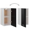 Hanging Cabinet High Gloss Black - 29.5x31x60 cm | Hipo Market