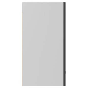 High Gloss Grey Hanging Cabinet - 39.5x31x60 cm | HipoMarket