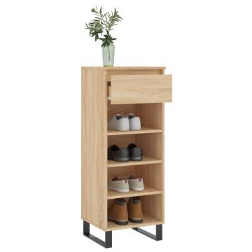 Shoe Cabinet Sonoma Oak - Stylish Storage Solution | HipoMarket