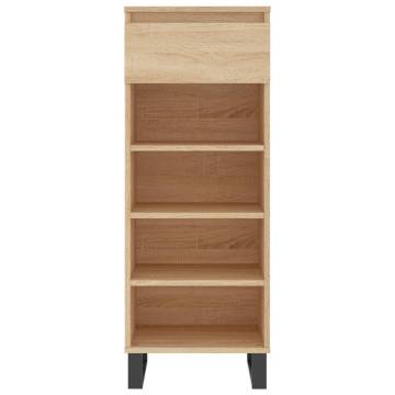 Shoe Cabinet Sonoma Oak - Stylish Storage Solution | HipoMarket