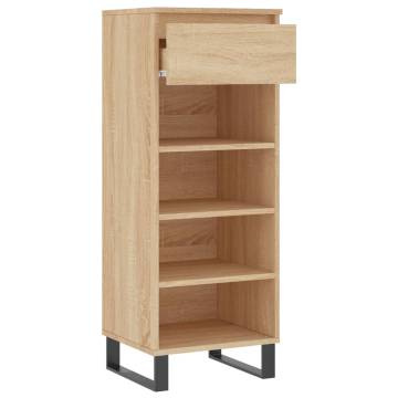 Shoe Cabinet Sonoma Oak - Stylish Storage Solution | HipoMarket