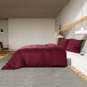 Duvet Cover Set Bordeaux 225x220 cm Cotton - Hipomarket