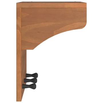 Wall-mounted Coat Rack SANDNES | Solid Wood Pine - Hipomarket