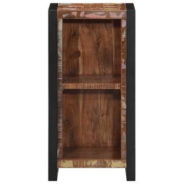 Solid Wood Reclaimed Bedside Cabinet - 40x30x80 cm