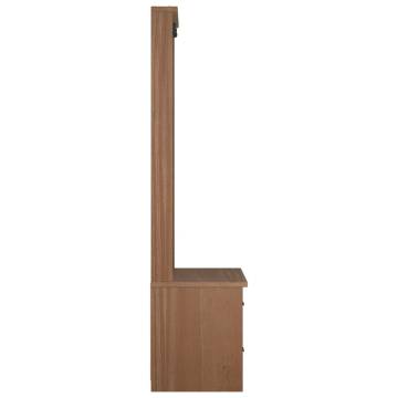 Hall Tree SANDENS | Solid Pine Wood | 87x40x159.5cm