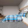 Blue and Grey Duvet Cover Set 260x220 cm Cotton | Hipo Market