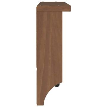 Wall-Mounted Coat Rack SANDNES | Solid Pine Wood - Hipomarket