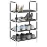  Shoe Rack 4-Tier Black 44x28x77 cm Non-woven Fabric Size 44 x 28 x 77 cm Quantity in Package 1 Number of Number of shelves 