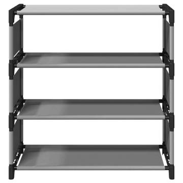 4-Tier Grey Shoe Rack | Organize Your Shoes Efficiently