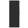 Wall Mounted Cabinets - 2 pcs Black Engineered Wood | HipoMarket