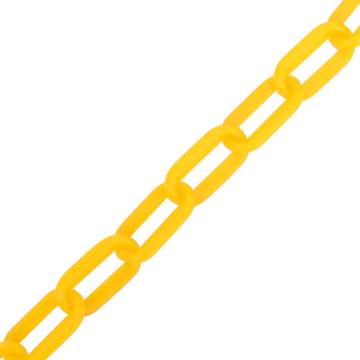 Yellow Warning Chain 30m Ø6mm - Effective Safety Barrier