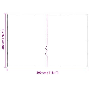 Durable 2x3 m PVC Plant Cover with Eyelets - Hipomarket