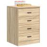  Garage Storage Cabinet Sonoma Oak 60x51x85 cm Solid Wood Pine Colour sonoma oak Size 60 x 51 x 85 cm Quantity in Package 1 Model 4 darwers 