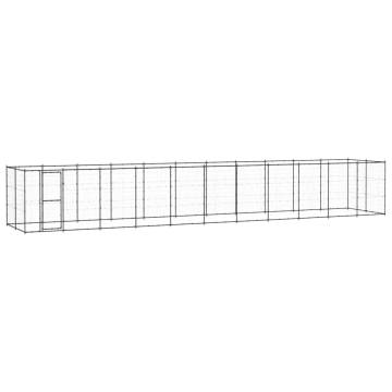 Outdoor Dog Kennel Steel 26.62 m² | Durable & Secure