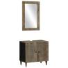 2 Piece Solid Wood Mango Bathroom Furniture Set | HipoMarket