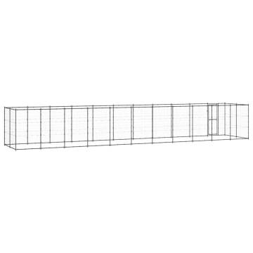 Outdoor Dog Kennel Steel 26.62 m² | Durable & Secure