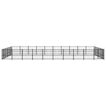 Outdoor Dog Kennel Steel - 56.45 m² Safe & Comfortable Home