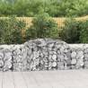 Arched Gabion Baskets 17 pcs 300x50x80/100 cm Galvanised Iron Size 300 x 50 x 80/100 cm Quantity in Package 17 