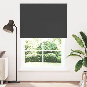 Black Roller Blind 150x230 cm – Blackout Polyester Fabric