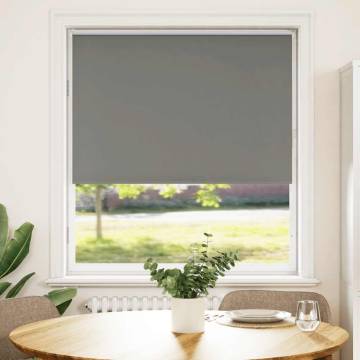 Grey Blackout Roller Blind 110x130 cm | Durable & Stylish