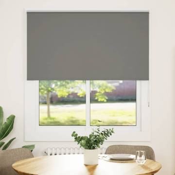 Roller Blind Blackout Grey 140x130 cm - Durable & Stylish