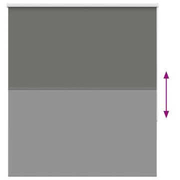 Roller Blind Blackout Grey 140x130 cm - Durable & Stylish