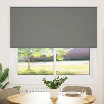 Roller Blind Blackout Grey 150x130 cm | Stylish Privacy Solution