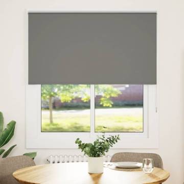 Roller Blind Blackout Grey 125x150 cm - Durable & Stylish