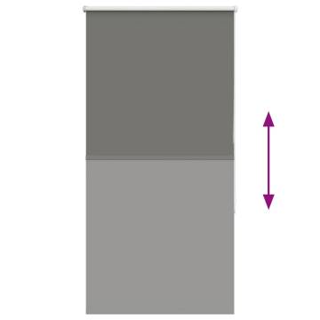 Roller Blind Blackout Grey 80x175 cm - Energy Efficient & Stylish