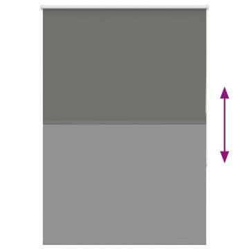 Roller Blind Blackout Grey 115x150 cm - Durable & Stylish