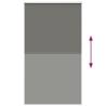 Roller Blind Blackout Grey 130x210 cm - Stylish & Functional