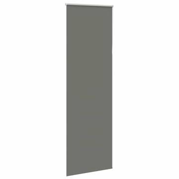 Roller Blind Blackout Grey 70x230 cm - Durable Polyester