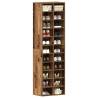  Shoe Cabinet Old Wood 54x34x183 cm Engineered Wood Colour old wood Quantity in Package 1 Number of Number of shelves 