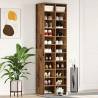 Elegant Shoe Cabinet in Old Wood - 54x34x183 cm