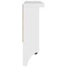 Wall-mounted Coat Rack SANDNES White | Solid Pine Storage