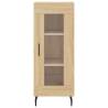 Highboard Sonoma Oak - Stylish Engineered Wood Storage Cabinet