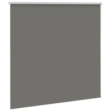 Roller Blind Blackout Grey 155x130 cm | HipoMarket.co.uk