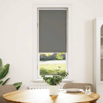 Roller Blind Blackout Grey 55x175 cm - Durable & Stylish