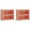 Outdoor Kitchen Cabinets - 2 pcs Solid Wood Douglas | Hipomarket