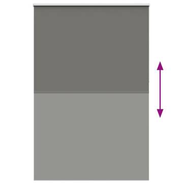 Roller Blind Blackout Grey 155x230 cm - Hipomarket UK