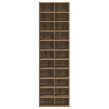 Shoe Cabinet Artisan Oak 54x34x183 cm - Stylish & Durable