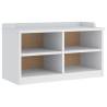 Hallway Bench SANDNES White - Solid Wood Pine Storage Seat