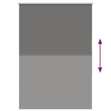 Roller Blind Blackout Grey 115x130 cm - Hipomarket