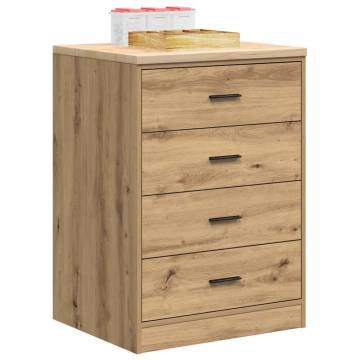 Garage Storage Cabinet Artisan Oak - Solid Wood, Durable & Spacious