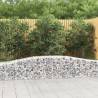 Arched Gabion Baskets 9 pcs 400x50x40/60 cm Galvanised Iron Size 400 x 50 x 40/60 cm Quantity in Package 9 