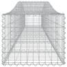 Arched Gabion Baskets 9 pcs - Durable Garden Barriers