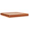 Wax Brown Bed Frame 200x200 cm | Solid Pine Wood | Hipomarket