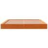 Wax Brown Bed Frame 200x200 cm | Solid Pine Wood | Hipomarket