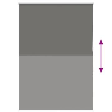 Grey Blackout Roller Blind 100x150 cm | Hipomarket UK