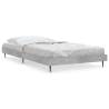 Concrete Grey Bed Frame 100x200 cm - Stylish & Durable